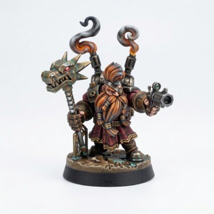 Lava Engineer A - Painted 3D Printed Miniature