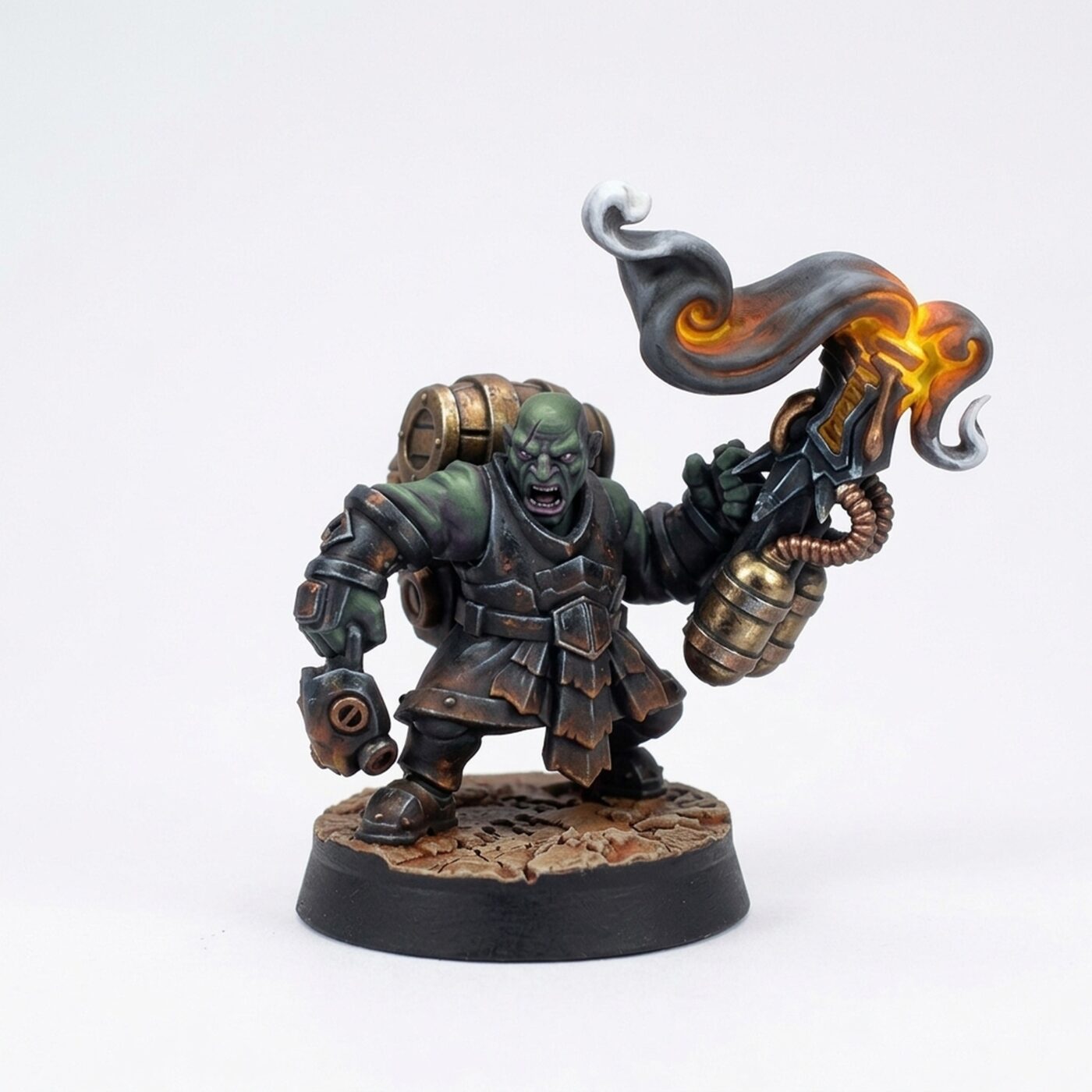 Lava Engineer F - Painted 3D Printed Miniature