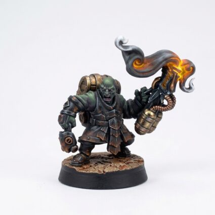 Lava Engineer F - Painted 3D Printed Miniature