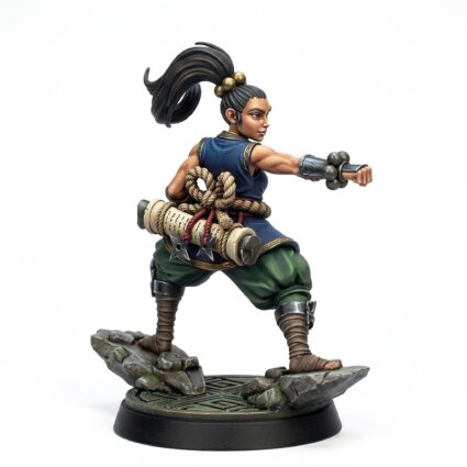 Lira Shadowstep - Painted 3D Printed Miniature