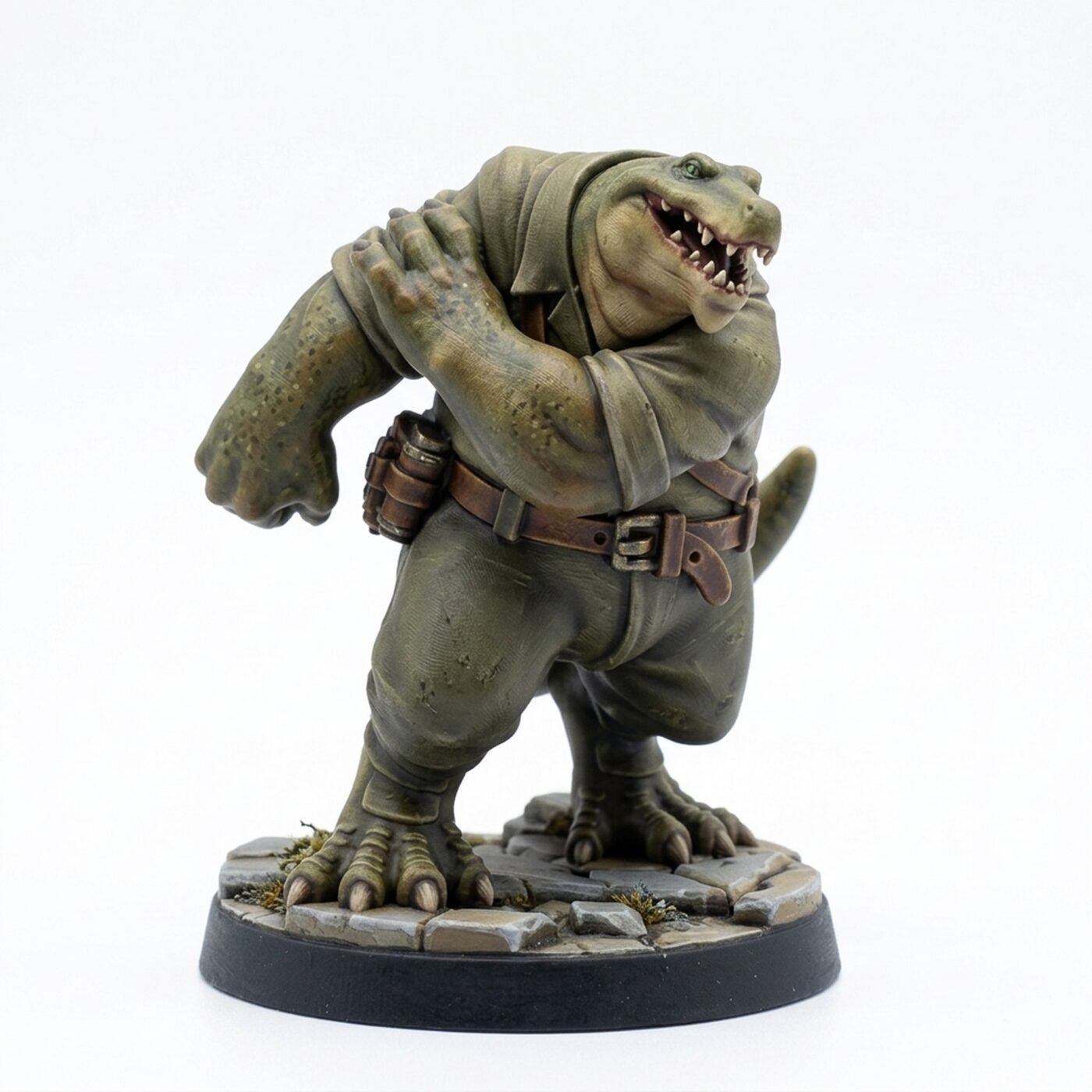 Lizard Inn Bouncer A - Painted 3D Printed Miniature