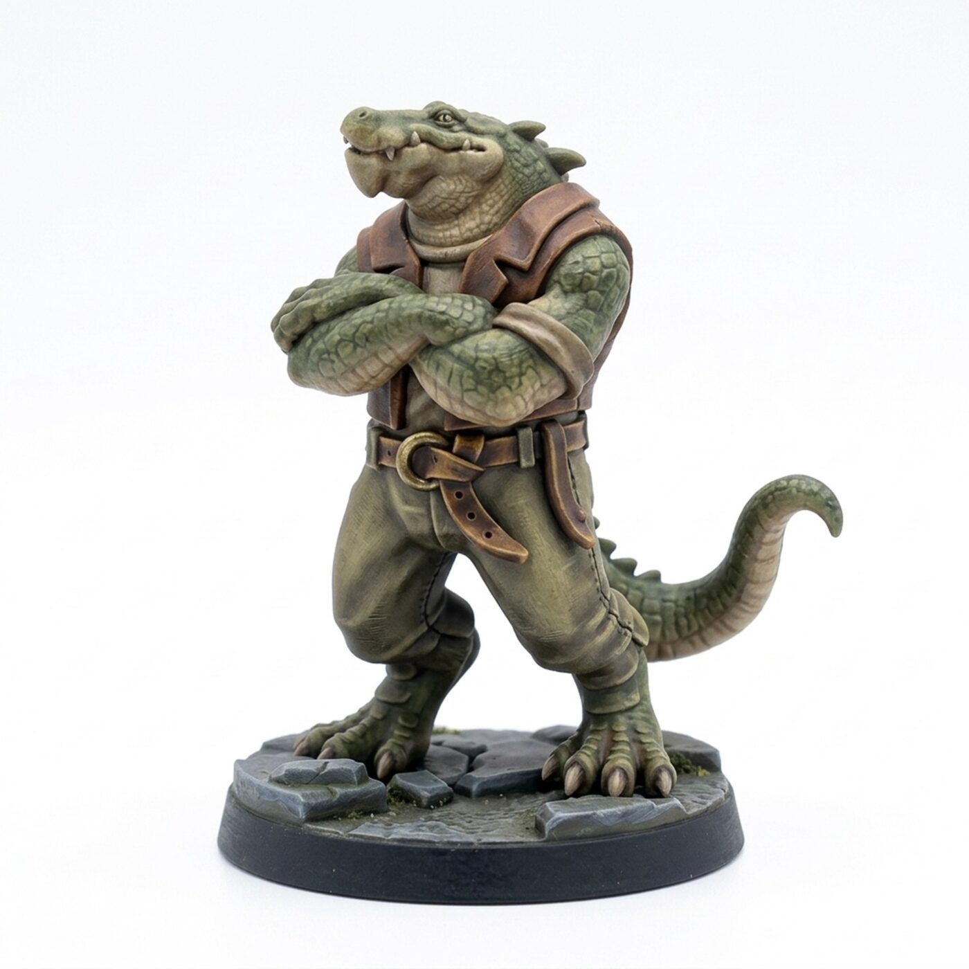 Lizard Inn Bouncer B - Painted 3D Printed Miniature