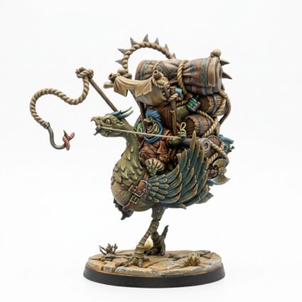 Lizard Traveling Merchant - Painted 3D Printed Miniature