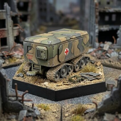 Logistics Support Vehicle B - Tracked Supply Mech Painted Mech Miniature