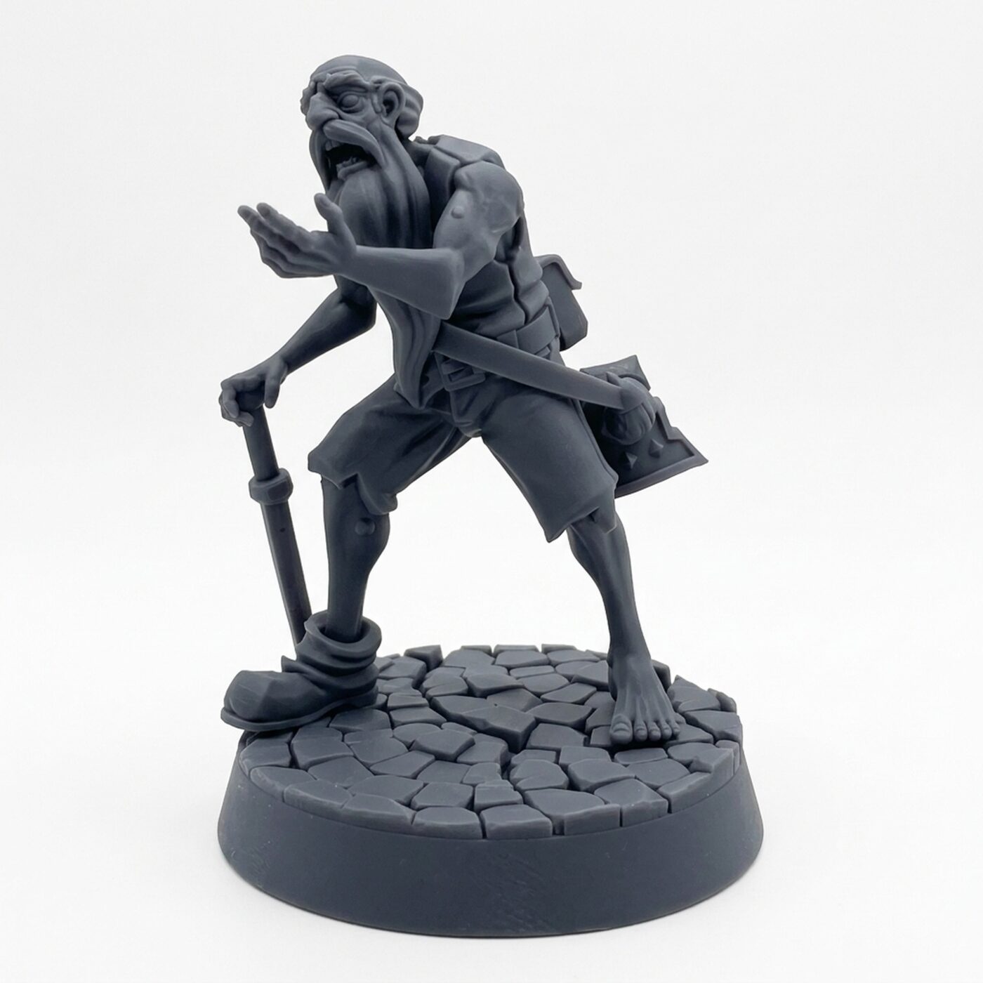 Lorach Aimless Wanderer - Gray Resin 3D Printed Miniature