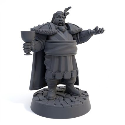 Lordmephet Talkingpolitics - Gray Resin 3D Printed Miniature