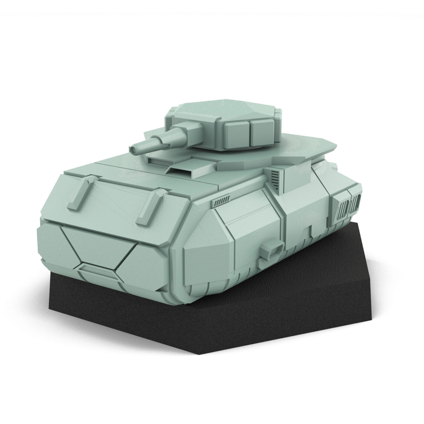 LTV 2 Sci-Fi Tank Miniature by USe Mechs 3D Printed Mech Miniature