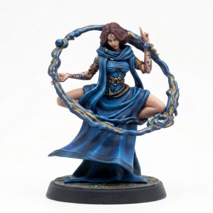 Lucita Vinaro Infernalist Wizard A - Painted 3D Printed Miniature