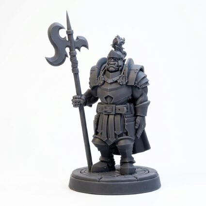 Lucius Steelbane - Gray Resin 3D Printed Miniature