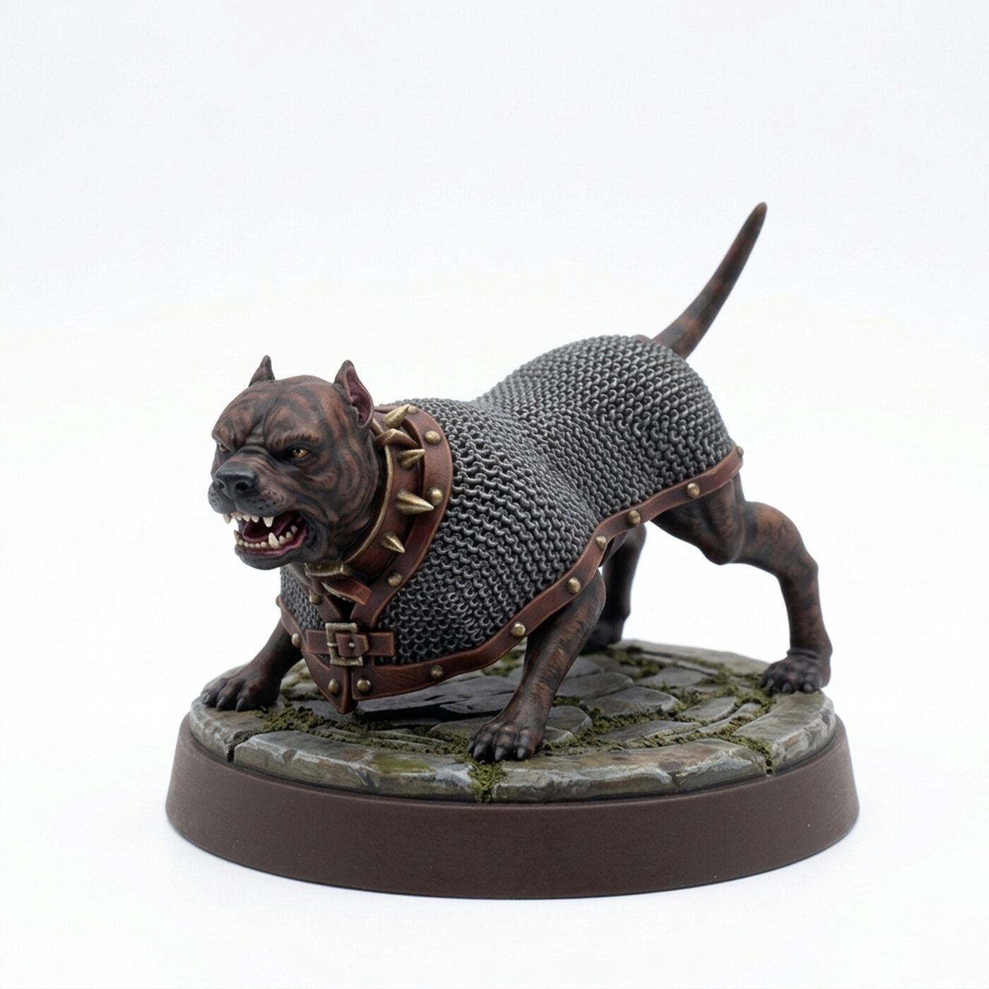 Lyrian Pitbull - Painted 3D Printed Miniature