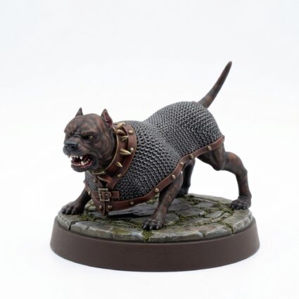 Lyrian Pitbull - Painted 3D Printed Miniature