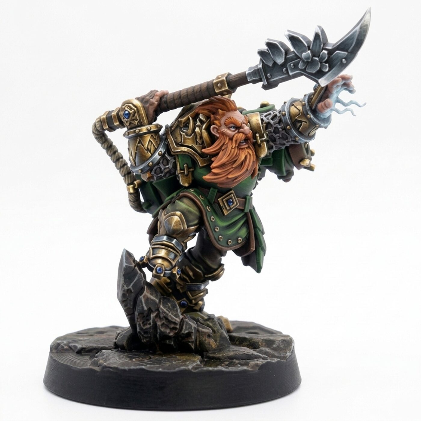 Magma Admiral Spear - Painted 3D Printed Miniature