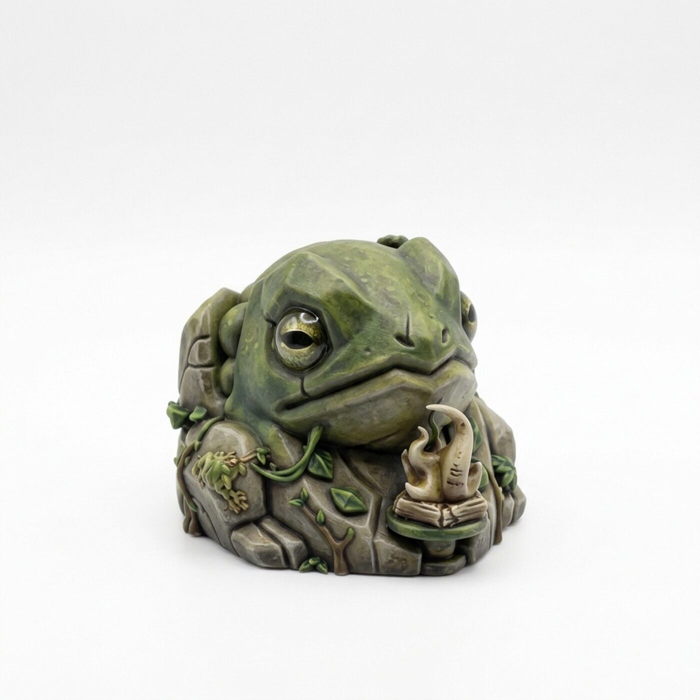 Main Frog Statue - Painted 3D Printed Miniature