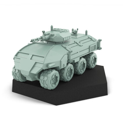 Malinois Scout Sentry (8x8 AFV) 3D Printed Mech Miniature