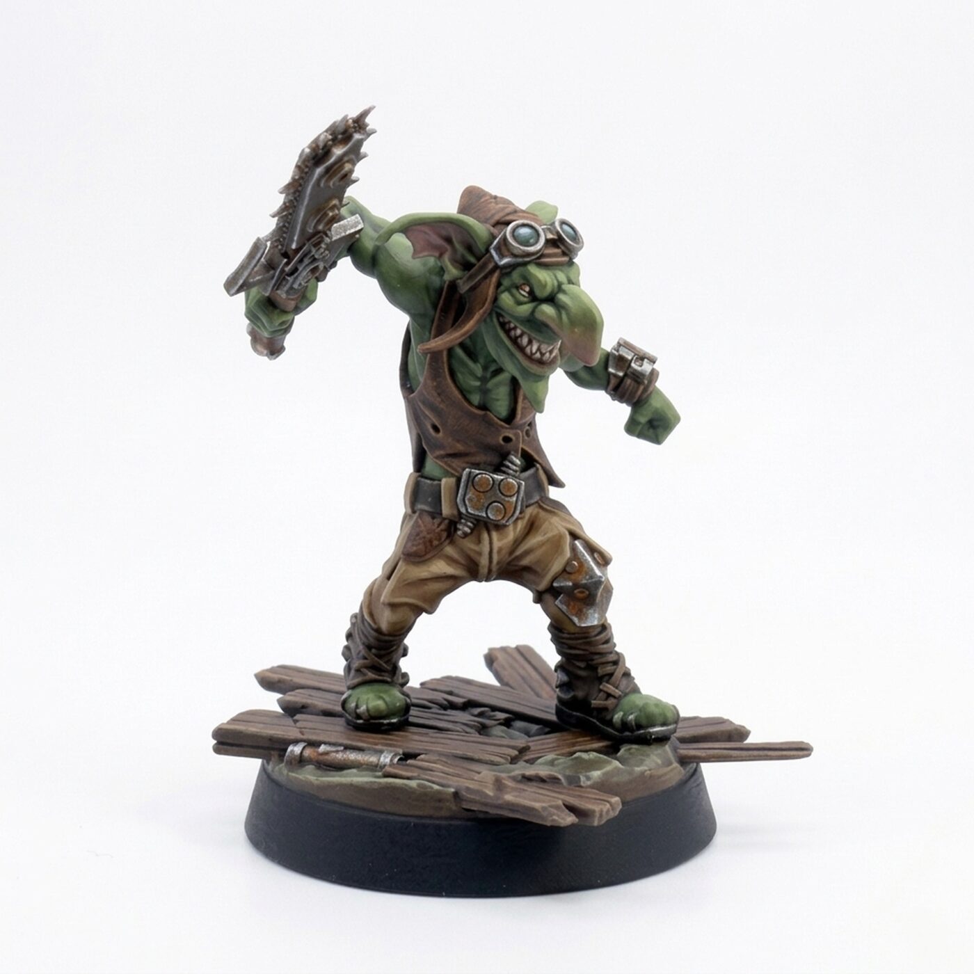 Maniac Pose G Single Blade - Painted 3D Printed Miniature