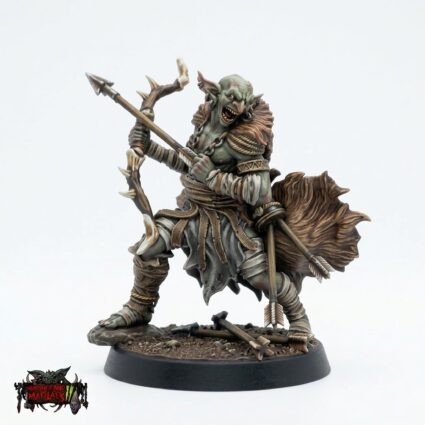 Marsh Goblin Archer B - Painted 3D Printed Miniature