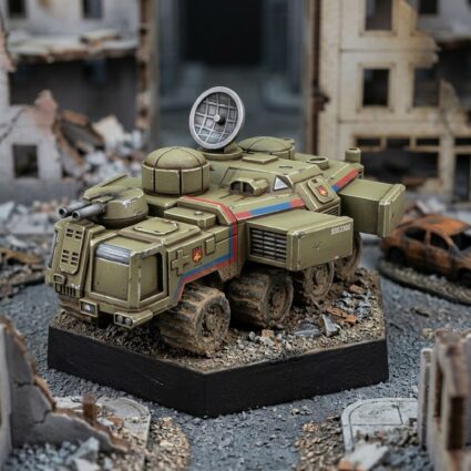 MASH Truck Deployed - 6mm/8mm Sci-Fi Mini Painted Mech Miniature