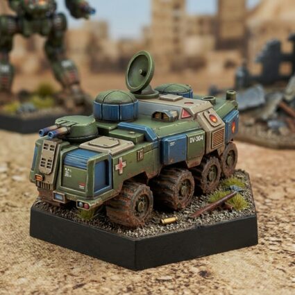 MASH Truck Support Vehicle Painted Mech Miniature
