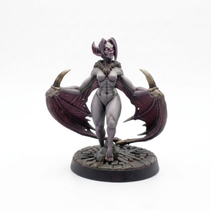 Megaera Anointed in Blood - Painted 3D Printed Miniature