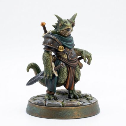 Mercenary A - Painted 3D Printed Miniature