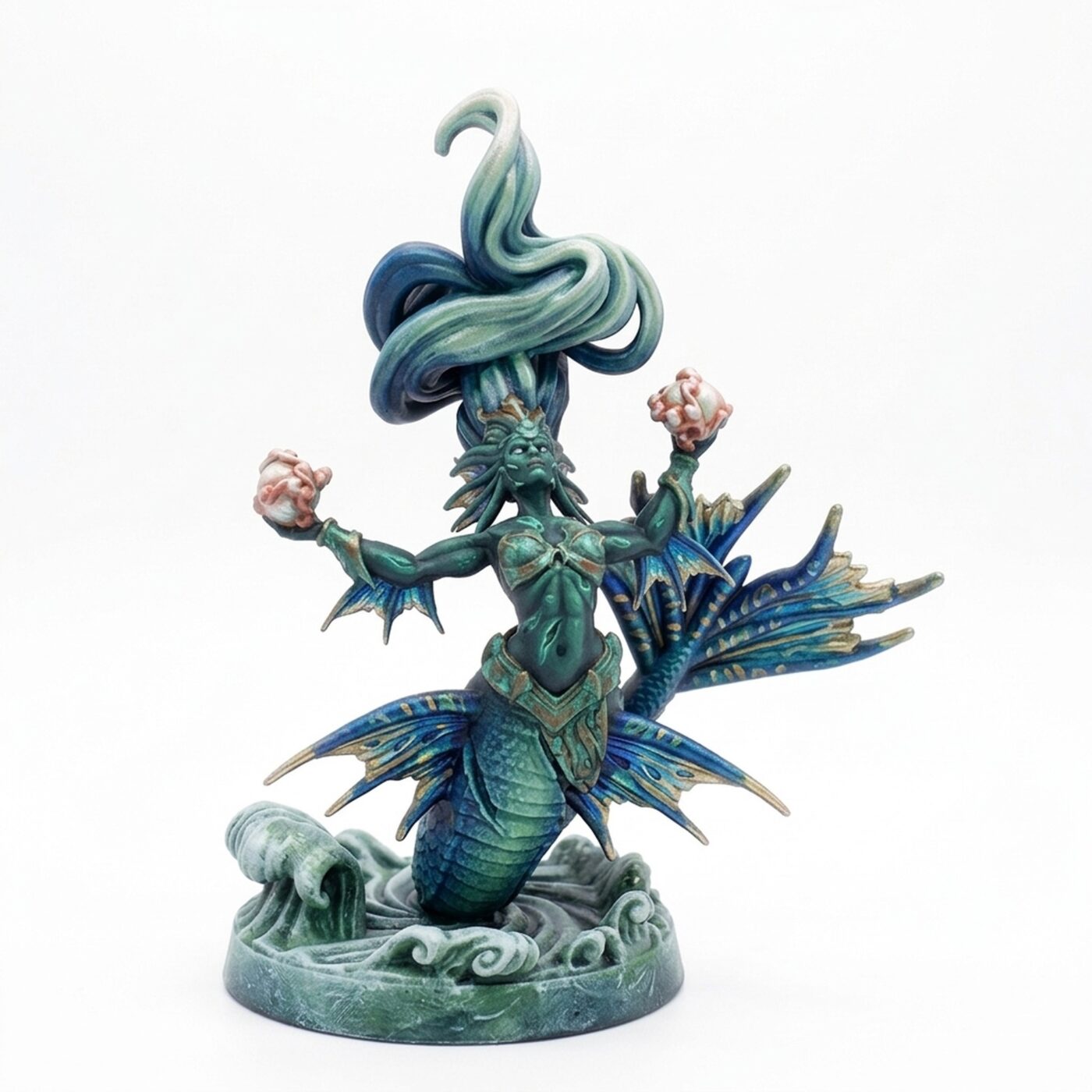 Merkyes Coral Snipera B - Painted 3D Printed Miniature