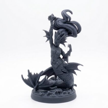 Merkyes Coral Snipers C - Gray Resin 3D Printed Miniature