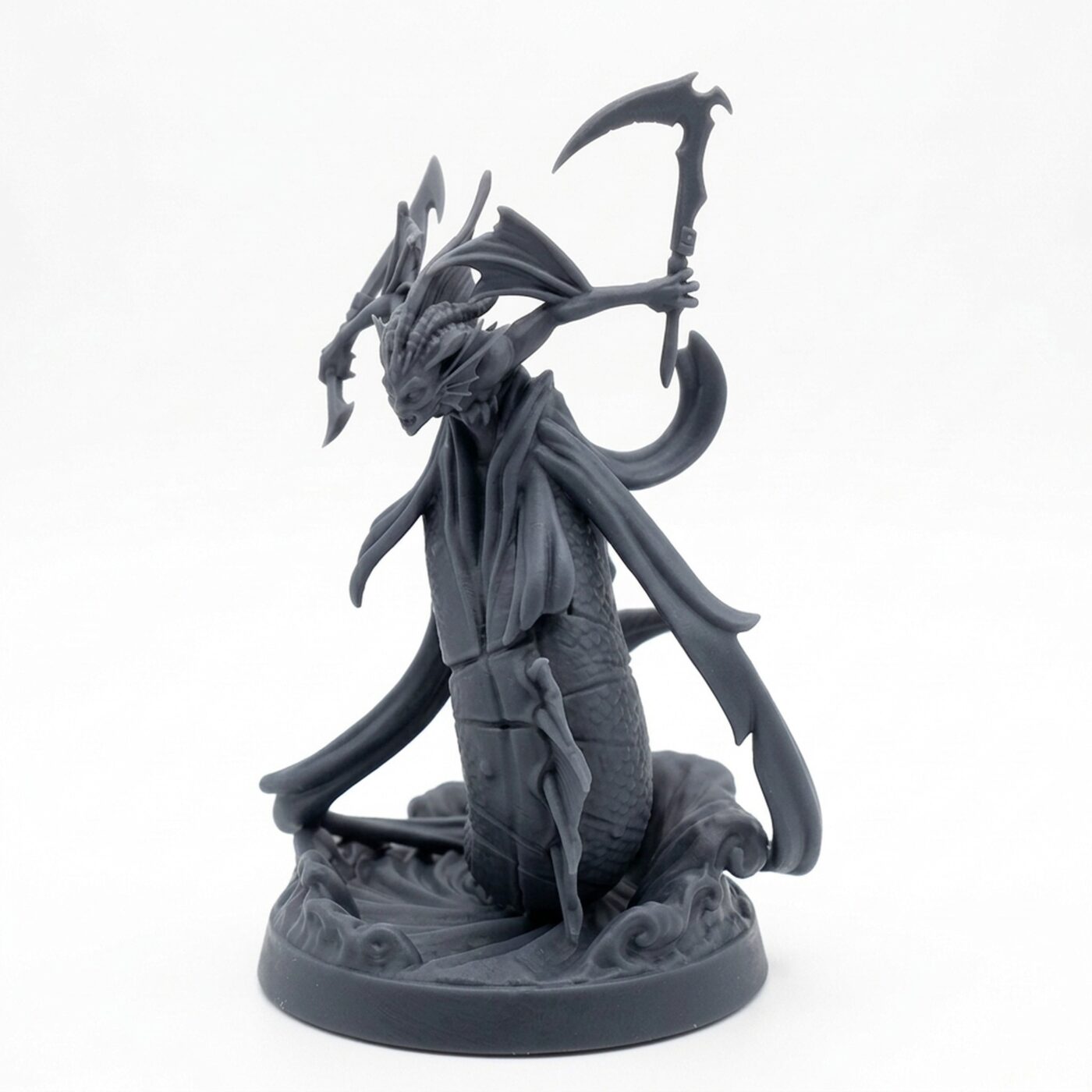 Merkyes Siren Scout A - Gray Resin 3D Printed Miniature