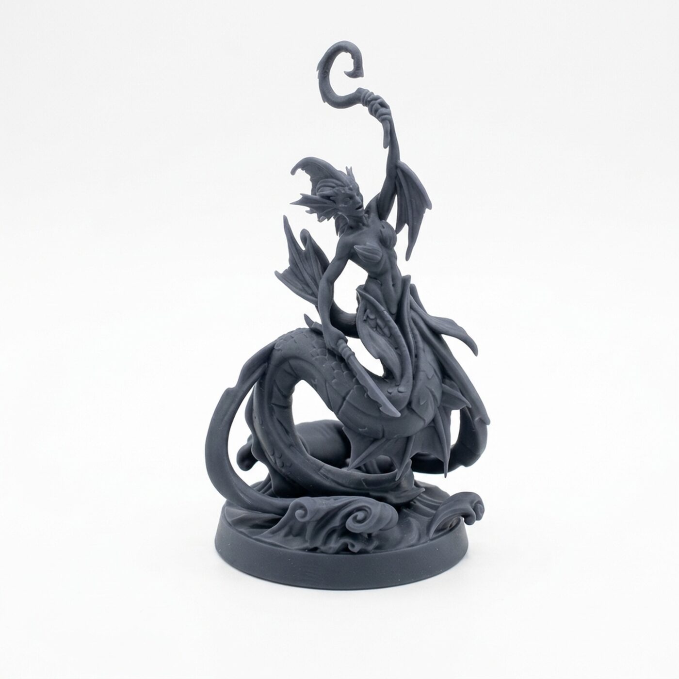Merkyes Siren Scout D - Gray Resin 3D Printed Miniature
