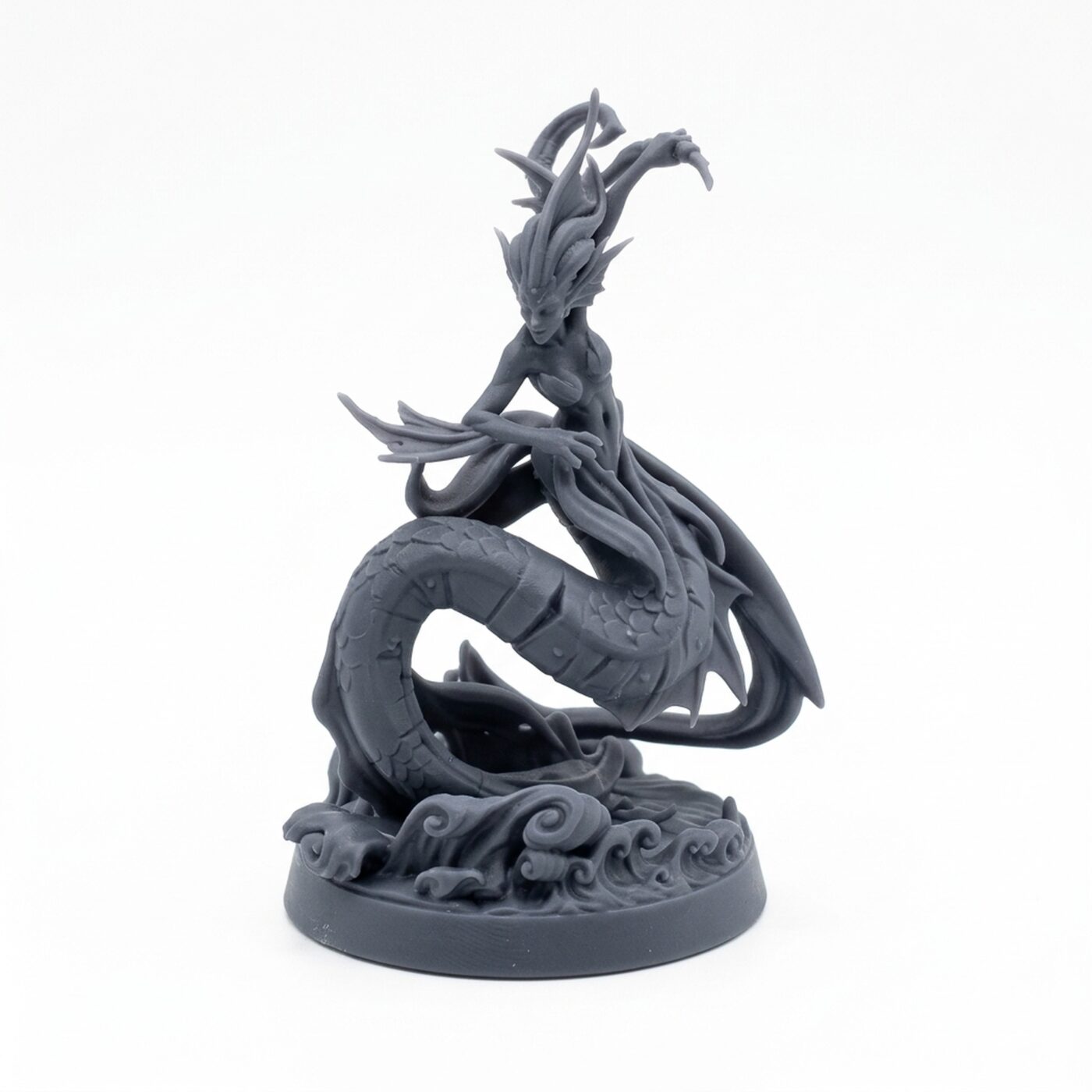 Merkyes Siren Scout E - Gray Resin 3D Printed Miniature