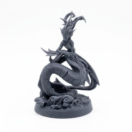 Merkyes Siren Scout E - Gray Resin 3D Printed Miniature