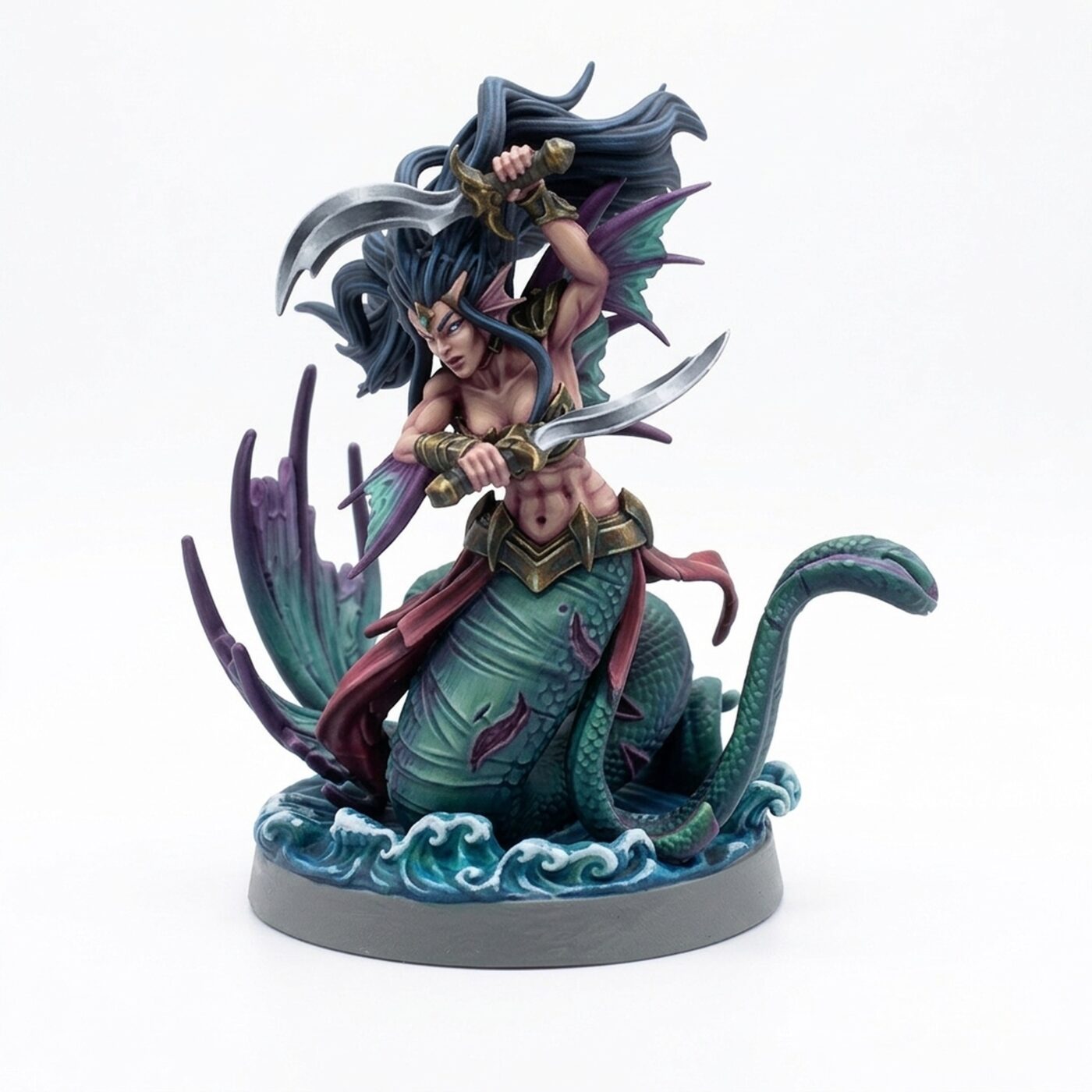 Merkyes Trident Batallion A - Painted 3D Printed Miniature