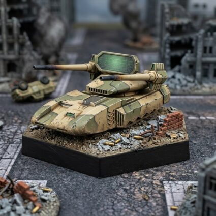 MHI Defense AA Tank Painted Mech Miniature