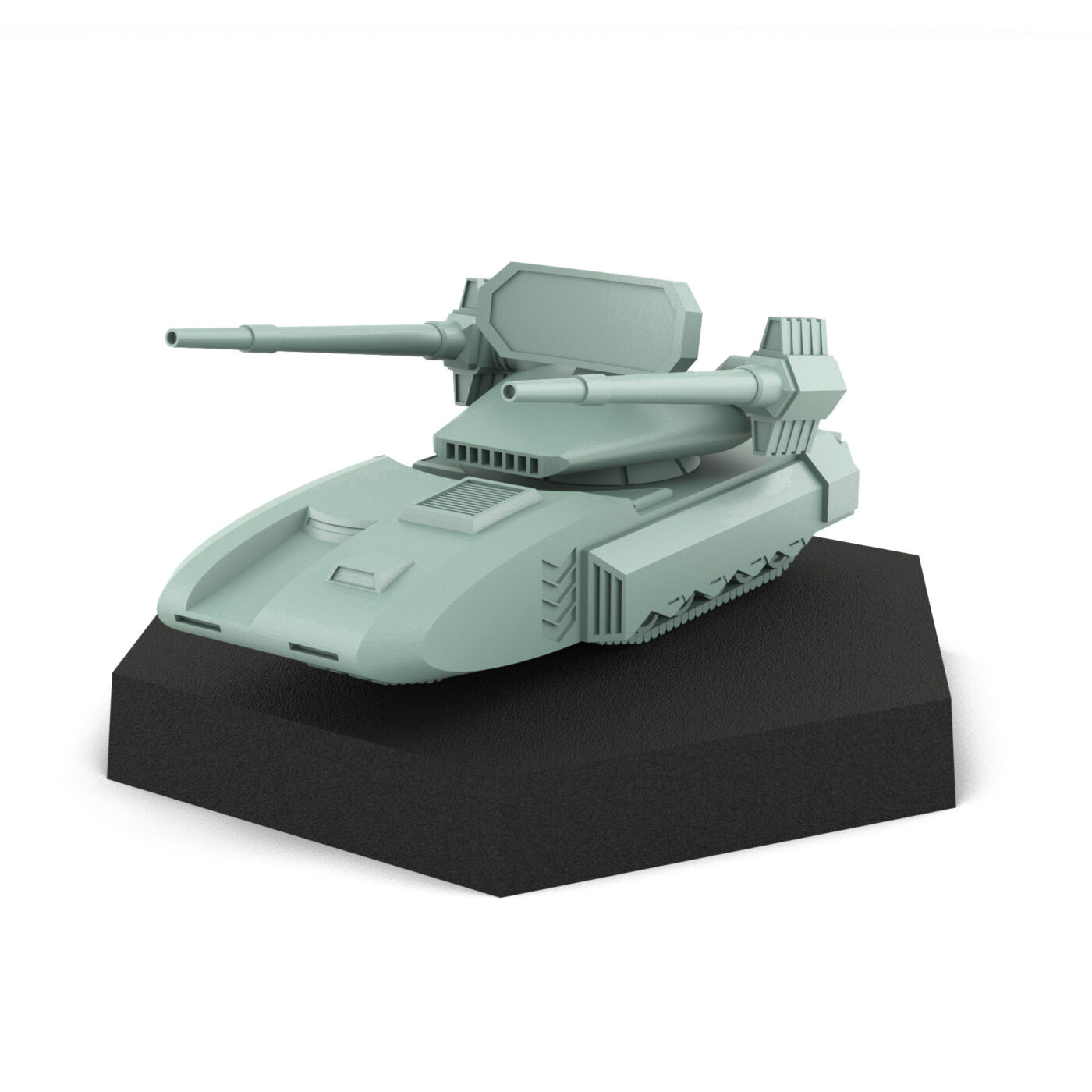 MHI Defense AA Tank 3D Printed Mech Miniature