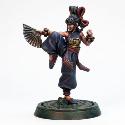 Miko Steelfan - Painted 3D Printed Miniature