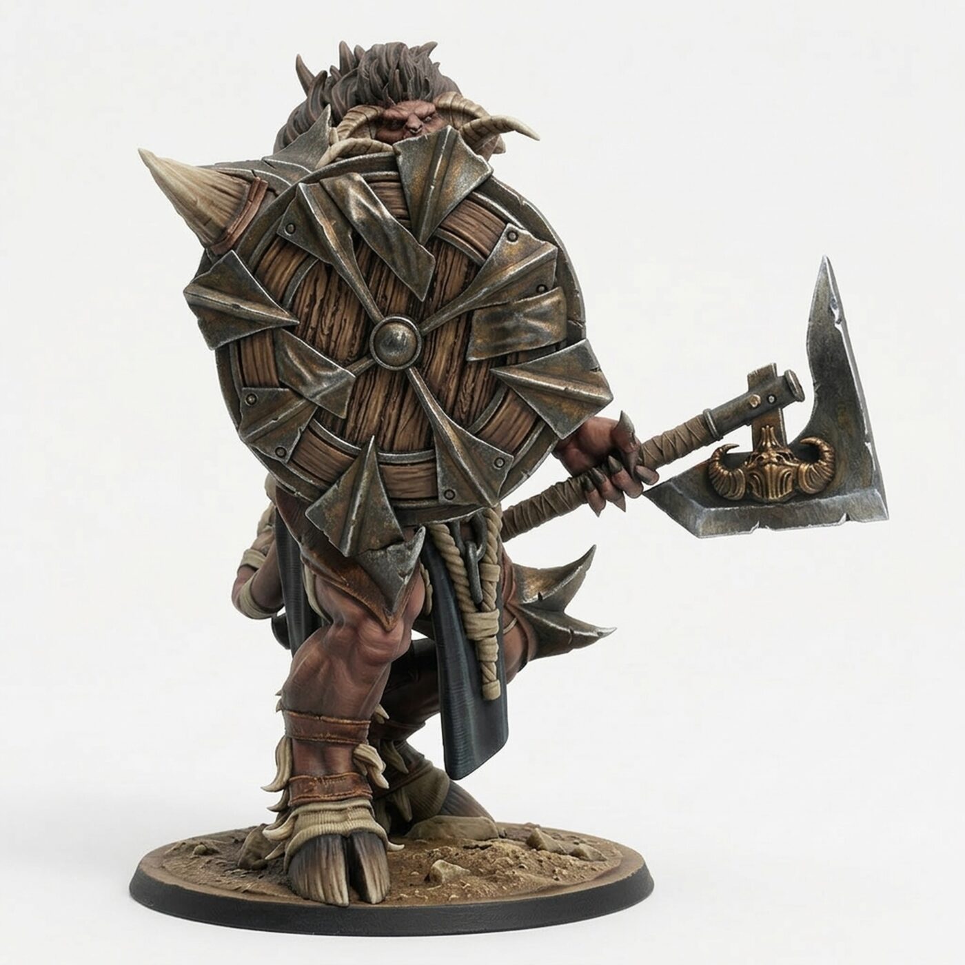 Minotaur Guard - Painted 3D Printed Miniature