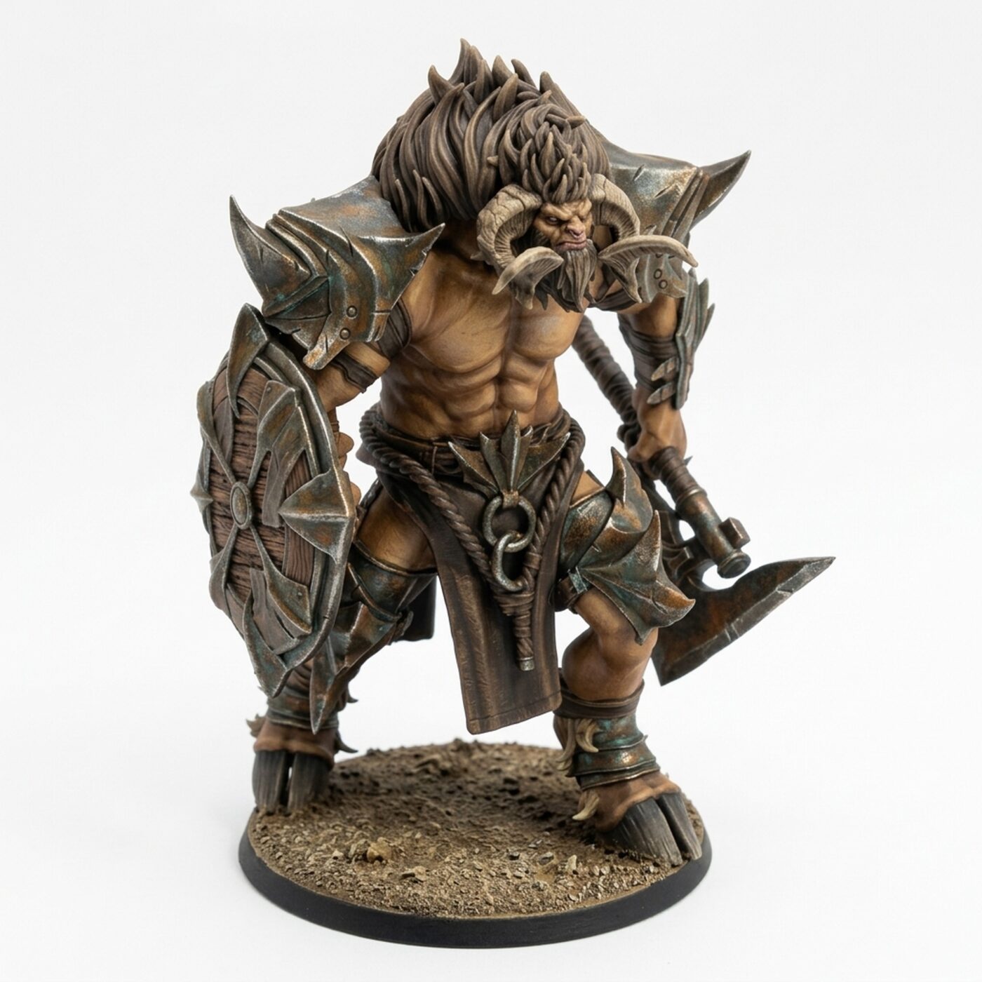Minotaur Walk - Painted 3D Printed Miniature