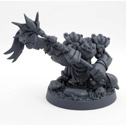 Mire Banneret A - Gray Resin 3D Printed Miniature