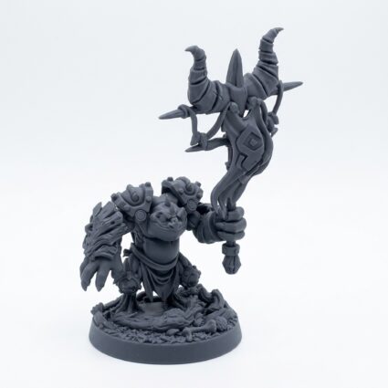 Mire Banneret B - Gray Resin 3D Printed Miniature