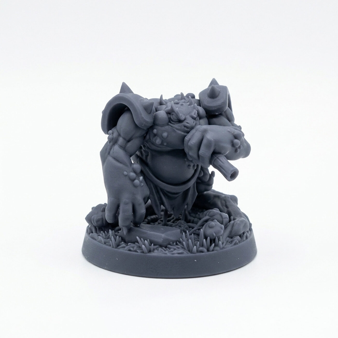 Mire Leafshooter Arms Slinger - Gray Resin 3D Printed Miniature