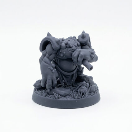 Mire Leafshooter Arms Slinger - Gray Resin 3D Printed Miniature