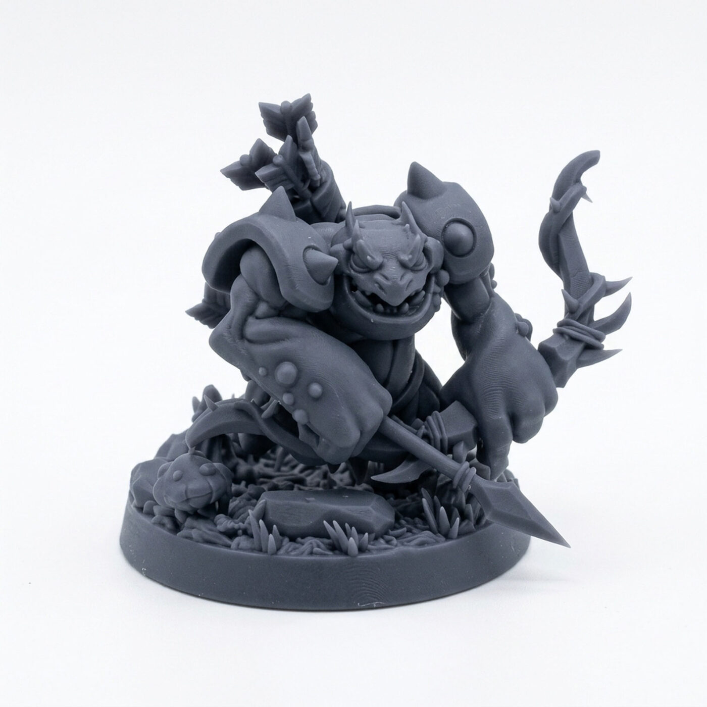 Mire Leafshooter G - Gray Resin 3D Printed Miniature