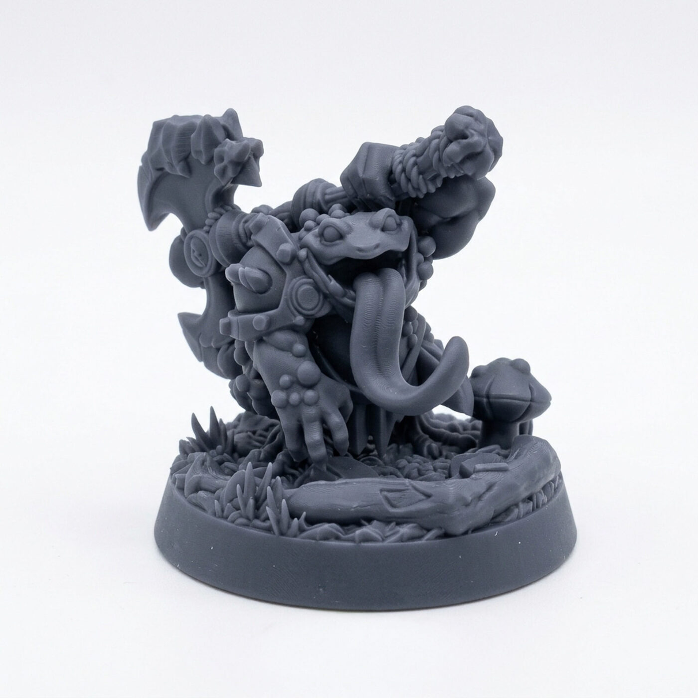 Mire Servant A - Gray Resin 3D Printed Miniature