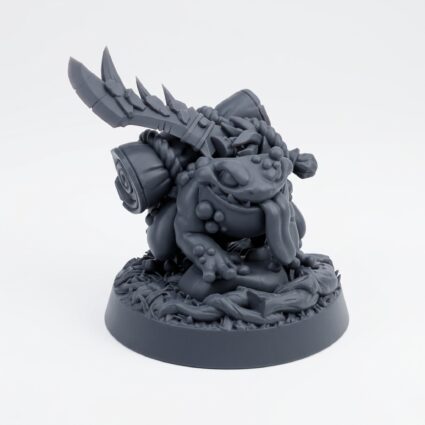 Mire Servant B - Gray Resin 3D Printed Miniature
