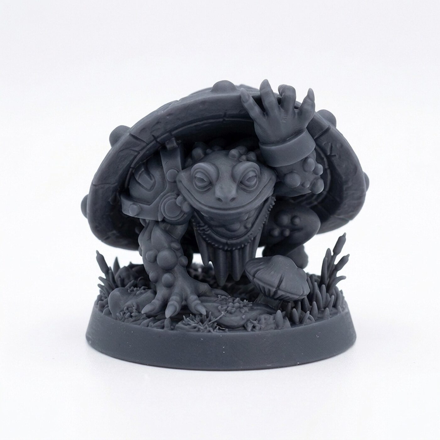 Mire Servant C - Gray Resin 3D Printed Miniature