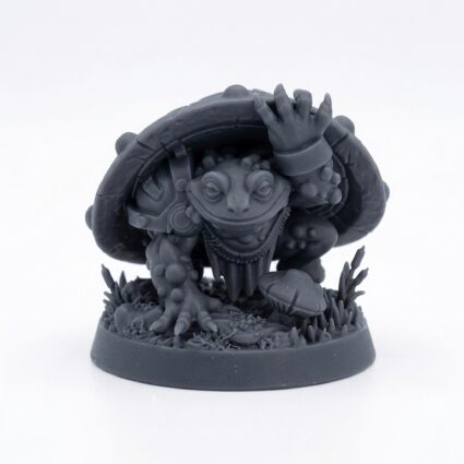 Mire Servant C - Gray Resin 3D Printed Miniature