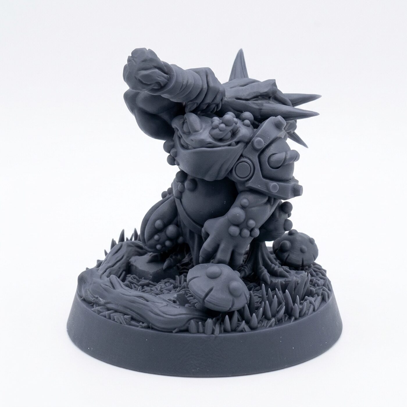 Mire Servant D - Gray Resin 3D Printed Miniature