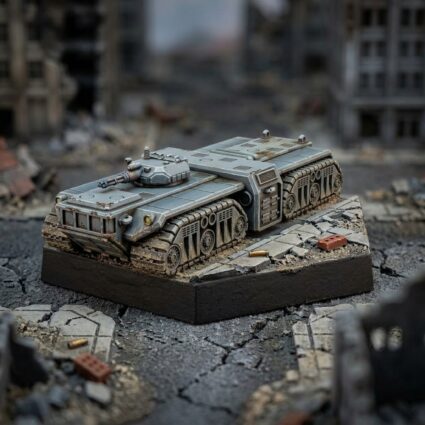 Mobile Bunker 3D Printed Miniature Painted Mech Miniature