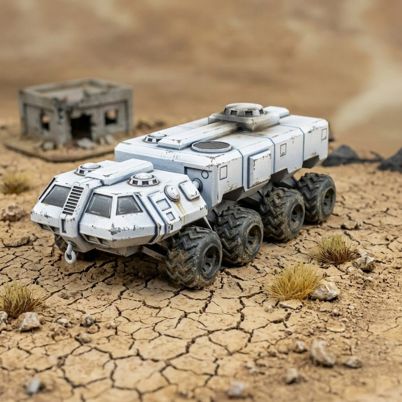 Mobile HPG - Heavy Support Vehicle Painted Mech Miniature