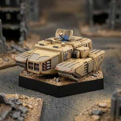 Mobile Turret Control Vehicle by USe Mechs Painted Mech Miniature