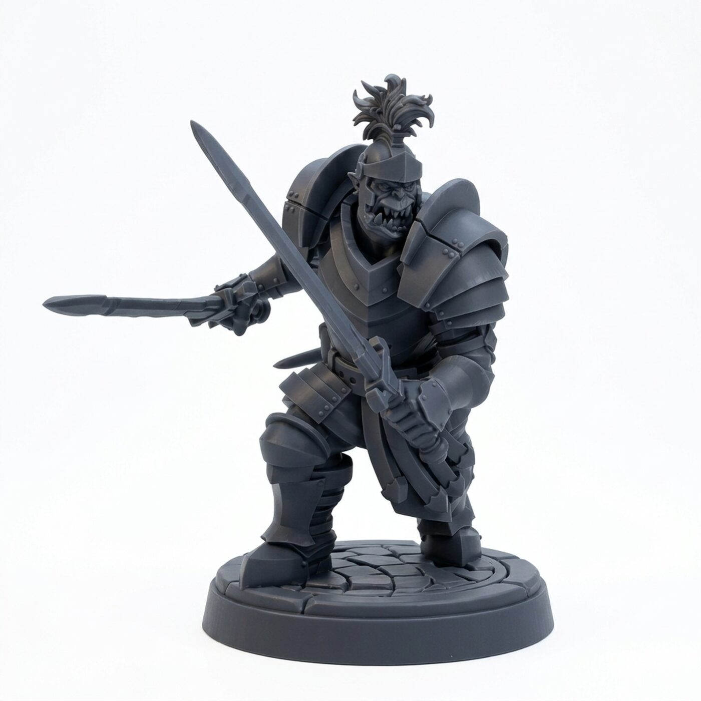 Mogrim The Ruthless - Gray Resin 3D Printed Miniature
